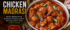 Chicken Madrasi Handi Boneless