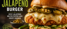 Chicken Jalapeno Burger