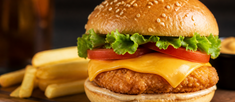 Special Chicken Cheese Burger