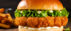 Crispy Chicken Breast Burger