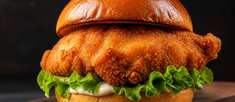 Crispy Chicken Bread Sandwich